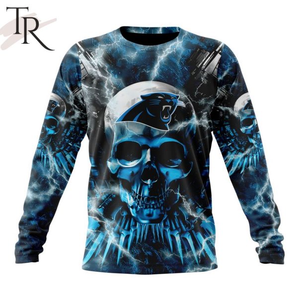 NFL Carolina Panthers Special Expendables Skull Design Hoodie