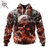 NFL Carolina Panthers Special Expendables Skull Design Hoodie