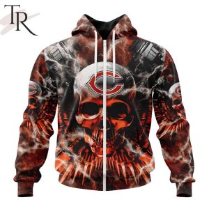 NFL Chicago Bears Special Expendables Skull Design Hoodie