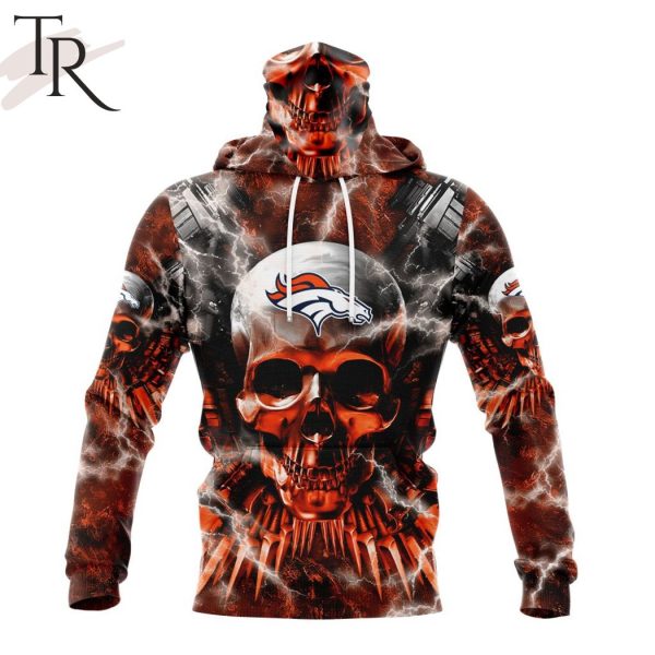 NFL Denver Broncos Special Expendables Skull Design Hoodie