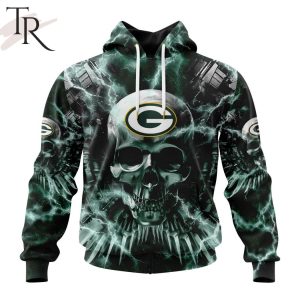 NFL Green Bay Packers Special Expendables Skull Design Hoodie