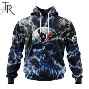 NFL Houston Texans Special Expendables Skull Design Hoodie