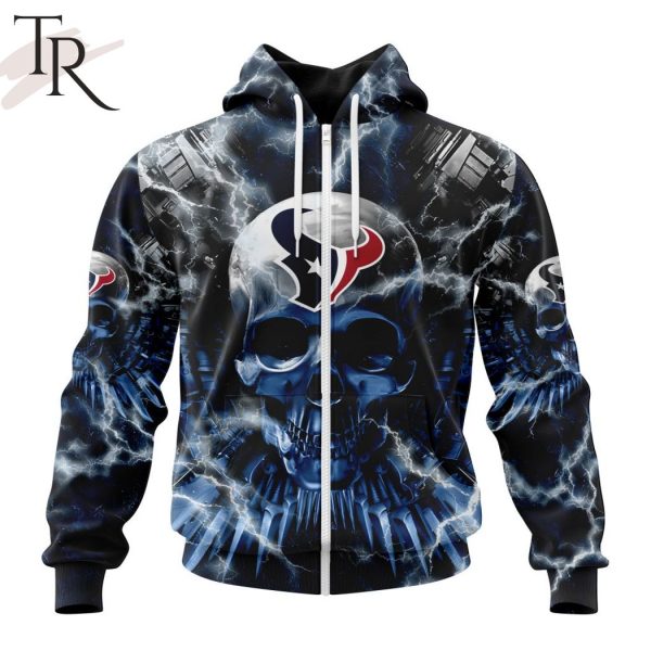 NFL Houston Texans Special Expendables Skull Design Hoodie