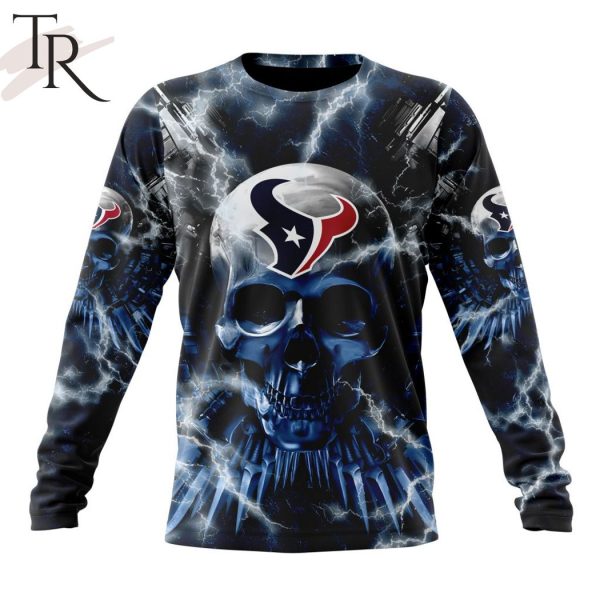 NFL Houston Texans Special Expendables Skull Design Hoodie