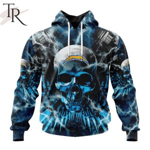 NFL Los Angeles Chargers Special Expendables Skull Design Hoodie