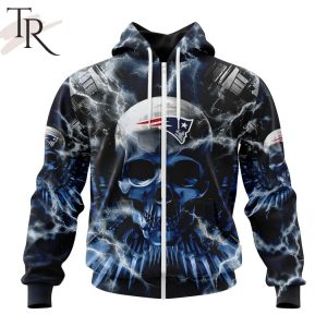 NFL New England Patriots Special Expendables Skull Design Hoodie