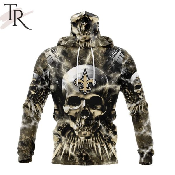 NFL New Orleans Saints Special Expendables Skull Design Hoodie