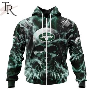 NFL New York Jets Special Expendables Skull Design Hoodie