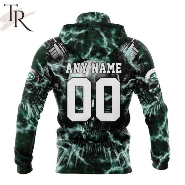NFL New York Jets Special Expendables Skull Design Hoodie