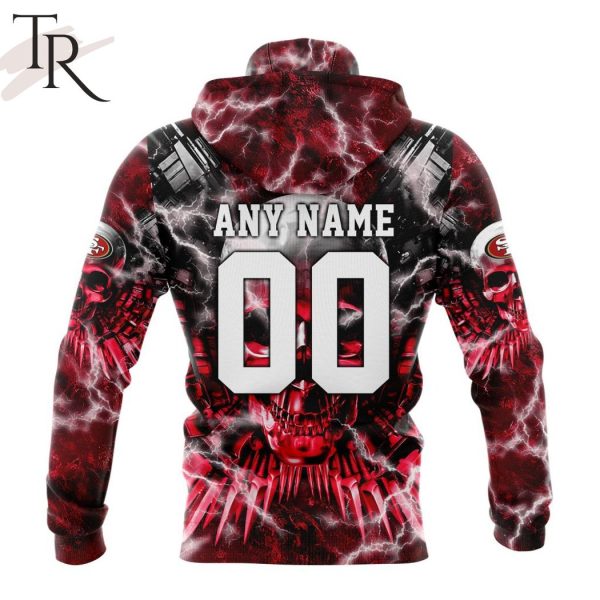 NFL San Francisco 49ers Special Expendables Skull Design Hoodie