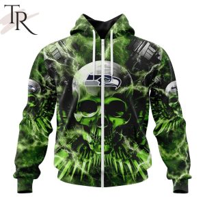 NFL Seattle Seahawks Special Expendables Skull Design Hoodie