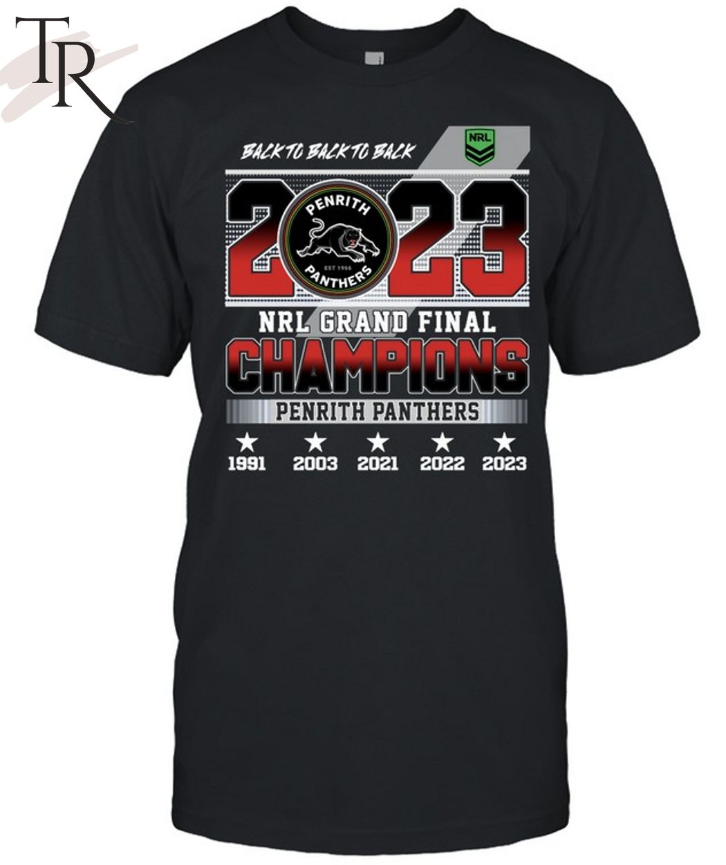 NRL Penrith Panthers Custom Name Number 2023 Indigenous Jersey T-Shirt