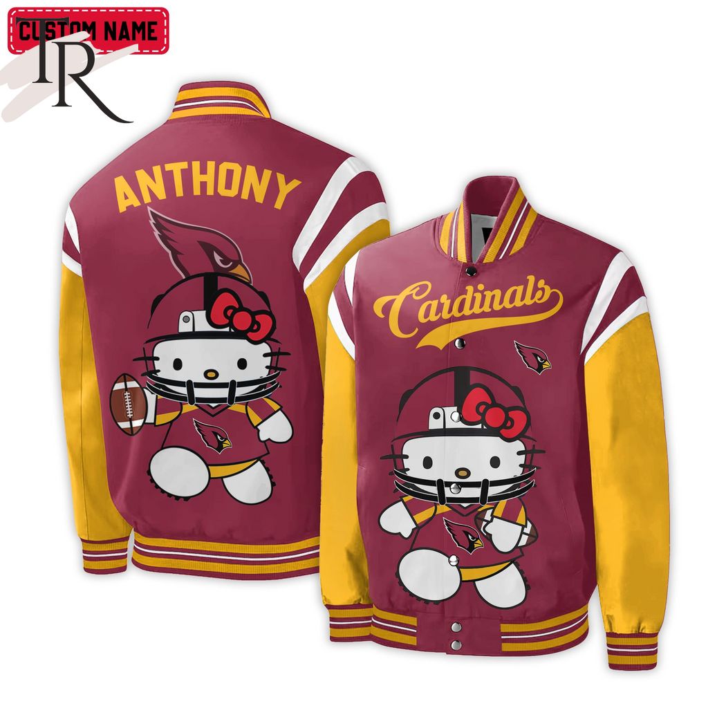 Personalized NFL Arizona Cardinals Special Hello Kitty Design
