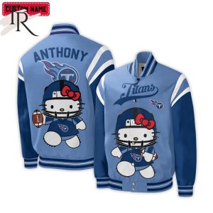 Personalized NFL Tennessee Titans Special Hello Kitty Design Baseball Jacket For Fans – Limited Edition