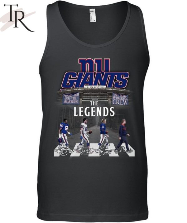 New York Gians Thank You For The Memories Big Blue Wrecking The Legends T-Shirt