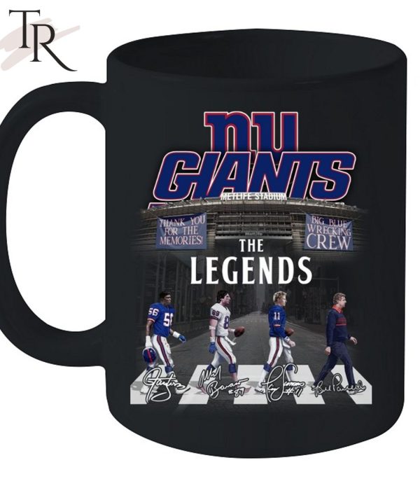 New York Gians Thank You For The Memories Big Blue Wrecking The Legends T-Shirt