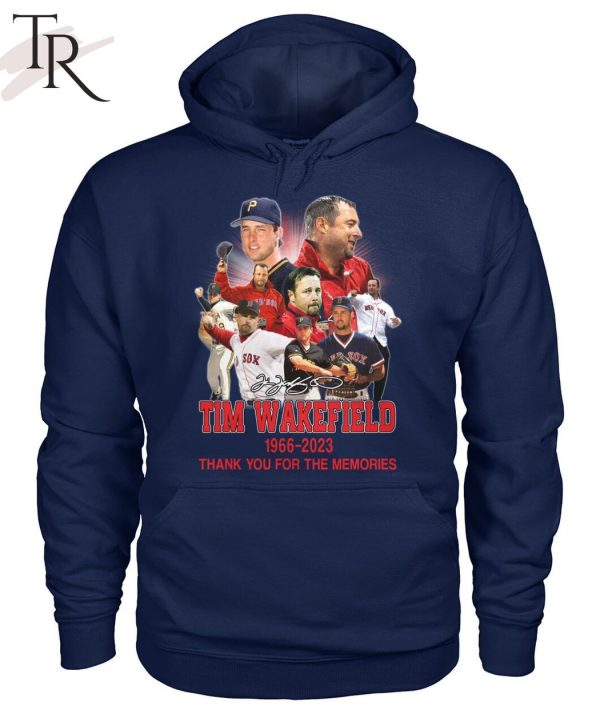 Tim Wakefield 1966 – 2023 Thank You For The Memories Signature T-Shirt