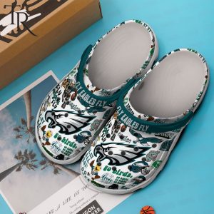 PREMIUM Fly Eagles Fly Go Birds Philadelphia Eagles Clogs