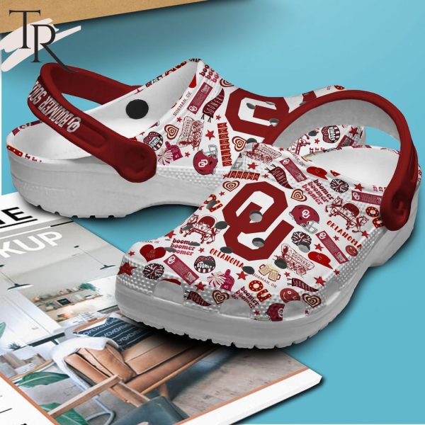 PREMIUM QU Boomer Sooner Okalahoma Clogs