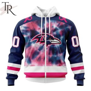 NFL Baltimore Ravens Special Pink Fight Breast Cancer Hoodie