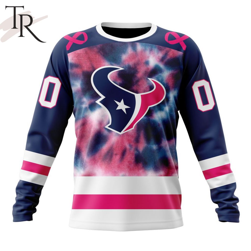 pink texans jersey