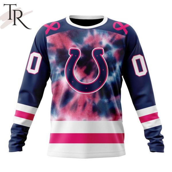 NFL Indianapolis Colts Special Pink Fight Breast Cancer Hoodie