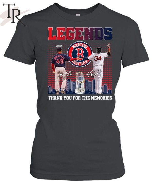 Legends Boston Red Sox Thank You For The Memories T-Shirt