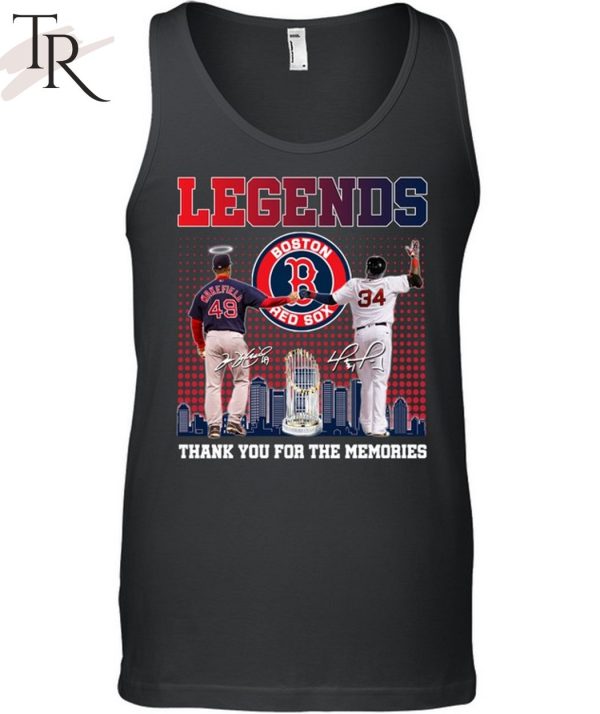 Legends Boston Red Sox Thank You For The Memories T-Shirt