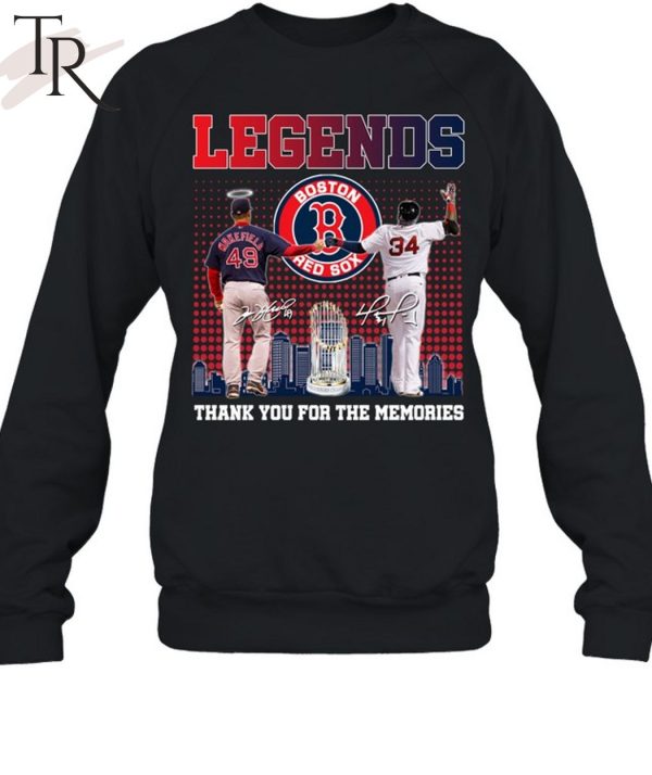 Legends Boston Red Sox Thank You For The Memories T-Shirt