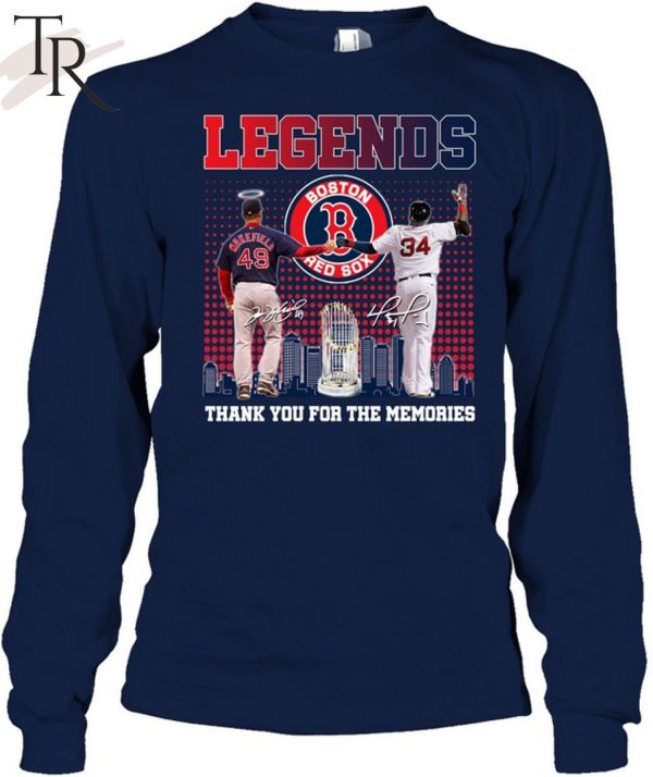 Legends Boston Red Sox Thank You For The Memories T-Shirt