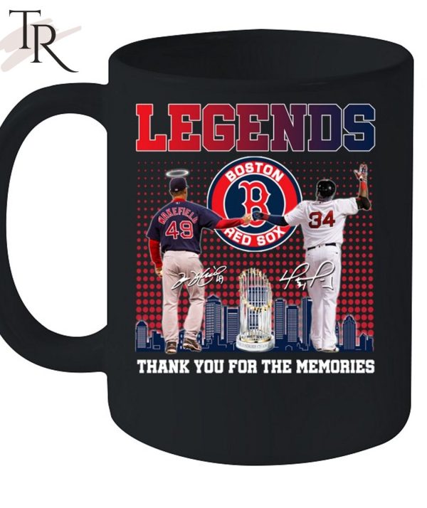 Legends Boston Red Sox Thank You For The Memories T-Shirt