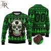LIGA MX Deportivo Toluca Special Sugar Skull Christmas Ugly Sweater