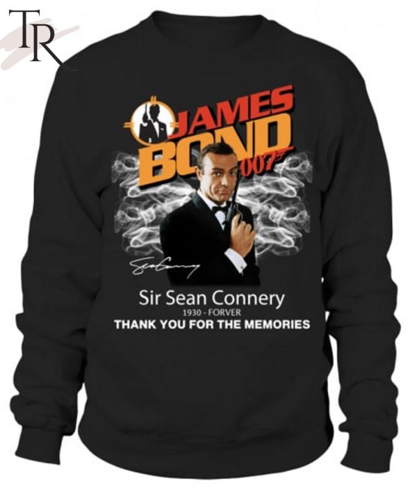 James Bond 007 Sir Sean Connery 1930 – Forever Thank You For The Memories Unisex T-Shirt