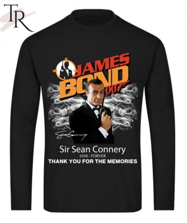 James Bond 007 Sir Sean Connery 1930 – Forever Thank You For The Memories Unisex T-Shirt