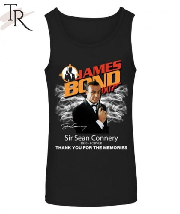 James Bond 007 Sir Sean Connery 1930 – Forever Thank You For The Memories Unisex T-Shirt