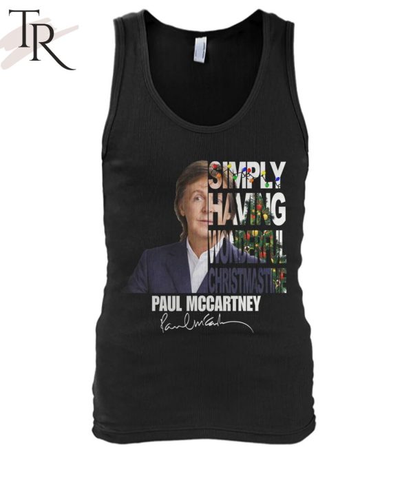 Simply Having Wonderful Christmastime Paul Mccartney Signature Unisex T-Shirt