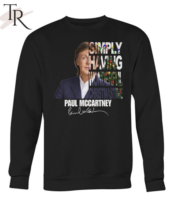 Simply Having Wonderful Christmastime Paul Mccartney Signature Unisex T-Shirt