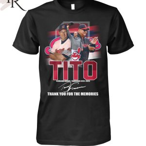 Tito Cleveland Indians, Guardians 2013 – 2023 Thank You For The Memories Unisex T-Shirt