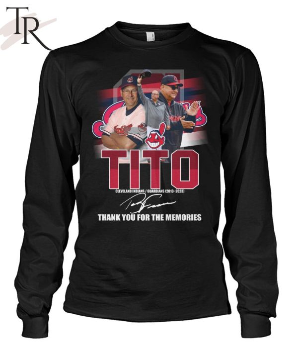 Tito Cleveland Indians, Guardians 2013 – 2023 Thank You For The Memories Unisex T-Shirt