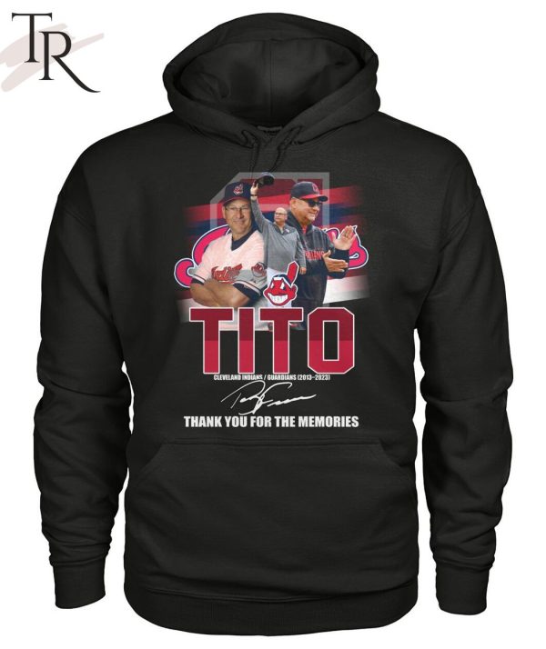 Tito Cleveland Indians, Guardians 2013 – 2023 Thank You For The Memories Unisex T-Shirt