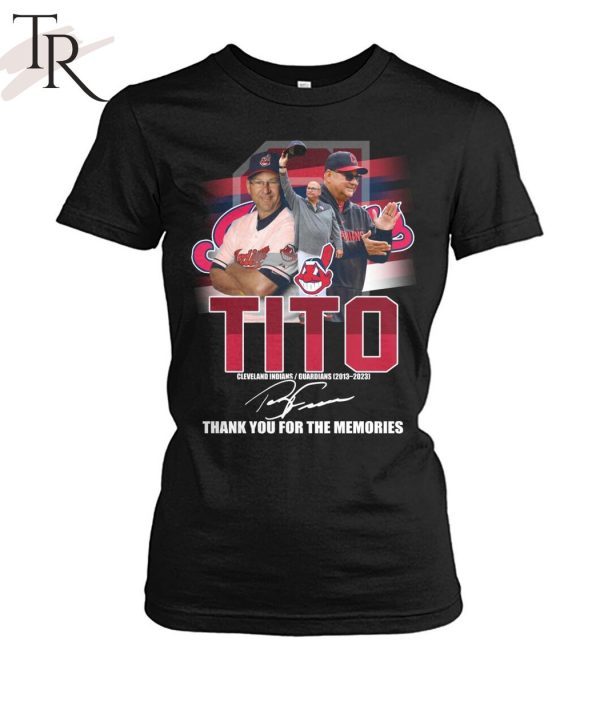 Tito Cleveland Indians, Guardians 2013 – 2023 Thank You For The Memories Unisex T-Shirt