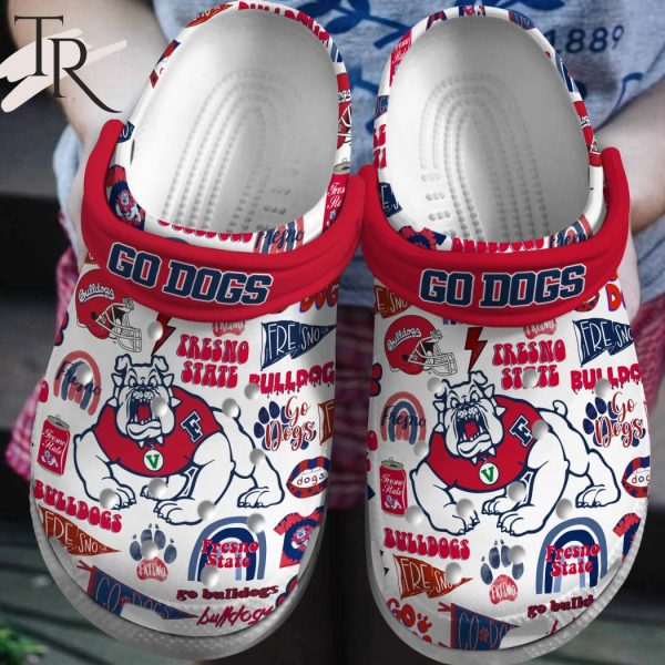 PREMIUM Go Dogs Fresno State Bulldog Clogs