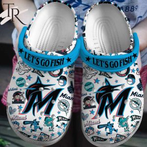 PREMIUM Let’s Go Fish Miami Marlins Clogs