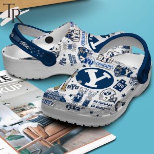 PREMIUM Rise And Roar Go Cougars Brigham Young BYU Clogs