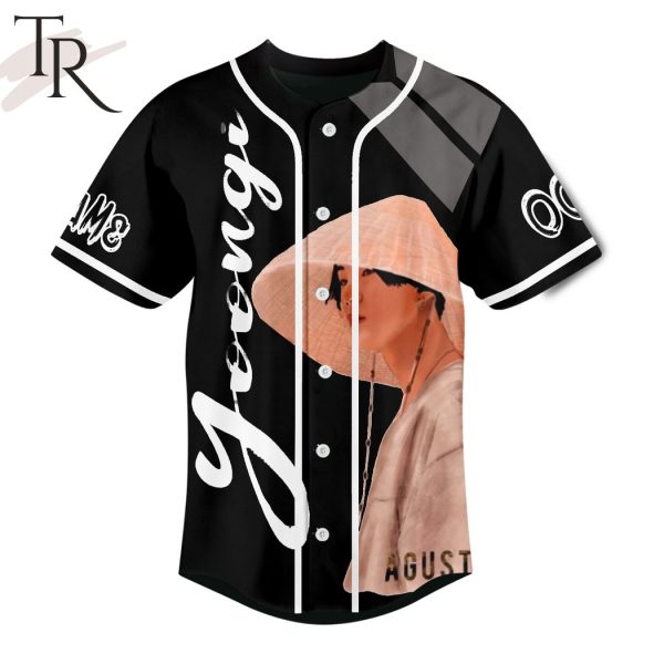 Customized The Earth Is Flat Didn’t You Know That Yoongi BTS Baseball Jersey