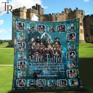 Limited Edition 2023 Harry Potter Thank You For The Memories Fleece Blanket