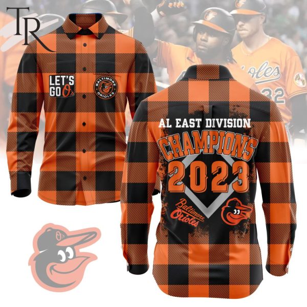 Let’s Go O’s AL East Division Champions 2023 Baltimore Orioles Long Sleeve Shirt