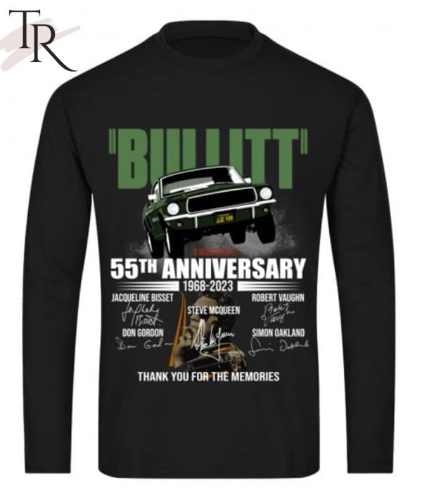 Bullitt 55th Anniversary 1968 – 2023 Thank You For The Memories Unisex T-Shirt