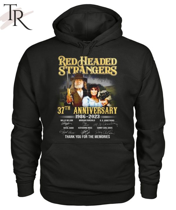 Red Headed Stranger 37th Anniversary 1986 – 2023 Thank You For The Memories Unisex T-Shirt