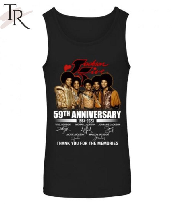 The Jackson 5 59th Anniversary 1964 – 2023 Thank You For The Memories Unisex T-Shirt